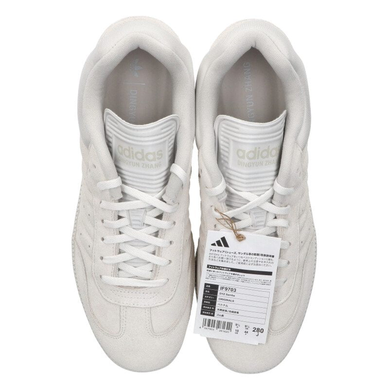 DINGYUN ZHANG DYZ Samba Suede Low-Cut White Size 10