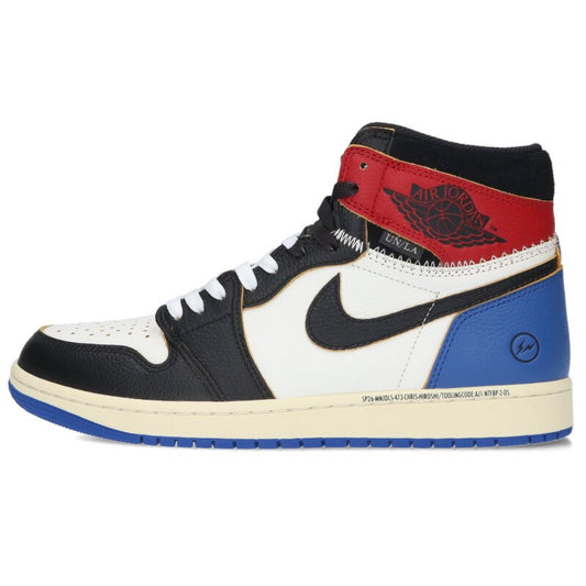 fragment design x Nike AJ1 High OG Blue Sneakers Size 28.5cm