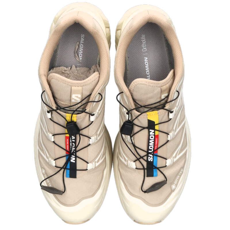 Salomon XT-6 GTX Gore-Tex Low Sneakers Beige Size 10.5