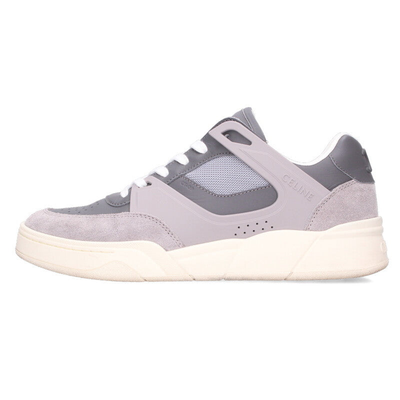 CELINE CT-09 Lace-Up Low Sneakers Gray Size 9.5