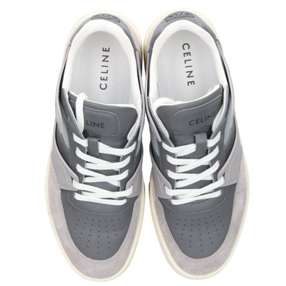 CELINE CT-09 Lace-Up Low Sneakers Gray Size 9.5