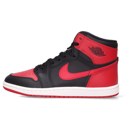 NIKE Air Jordan 1 High 85 Bred Black Red Size 10