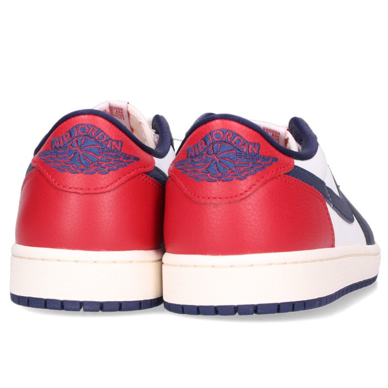 NIKE Air Jordan 1 Retro Low OG White Navy Red Size 10