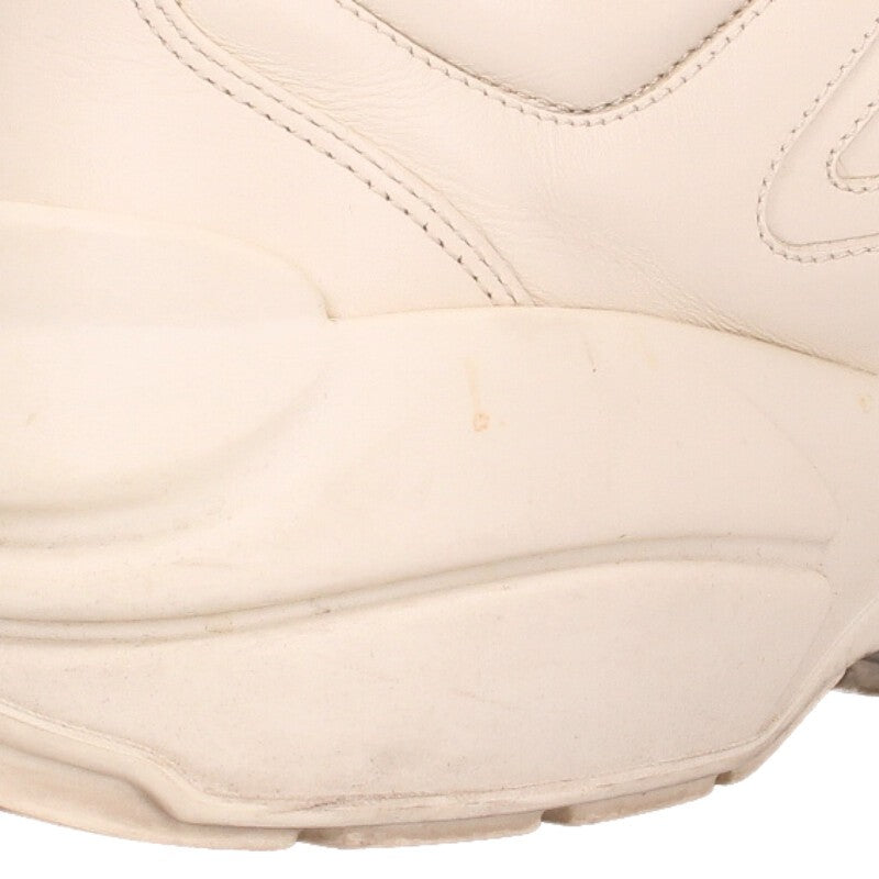 GUCCI Rhyton GG Logo Print Chunky Sneaker White Size 8
