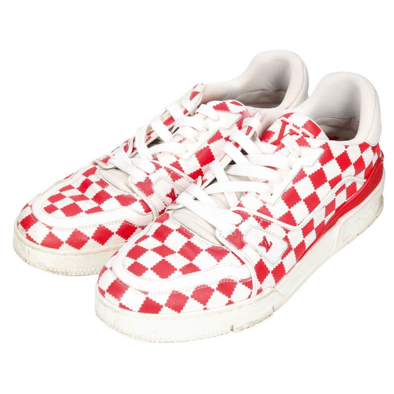 Louis Vuitton x Nigo LV Leather Sneakers Size 7.5