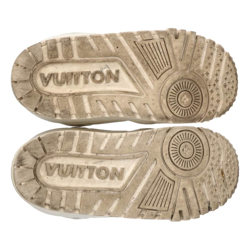 Louis Vuitton LV Sneakers White x Beige Size 8.5