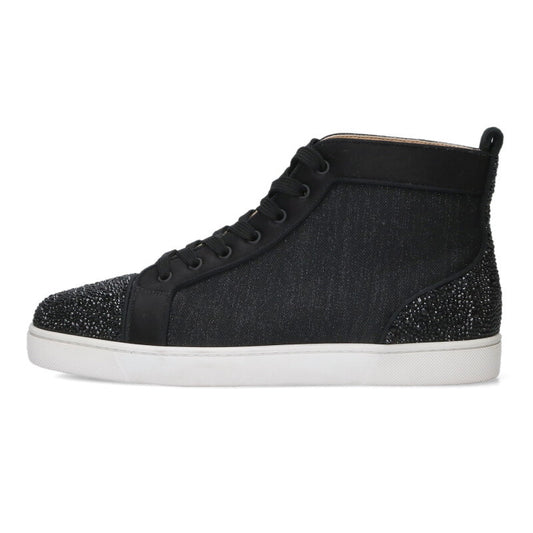 Christian Louboutin Rhinestone High-Top Sneakers Size 9
