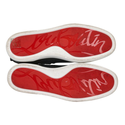 Christian Louboutin Rhinestone High-Top Sneakers Size 9