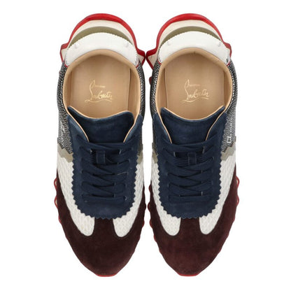 Christian Louboutin Louibishark Suede Low-Top Multi Size 8.5
