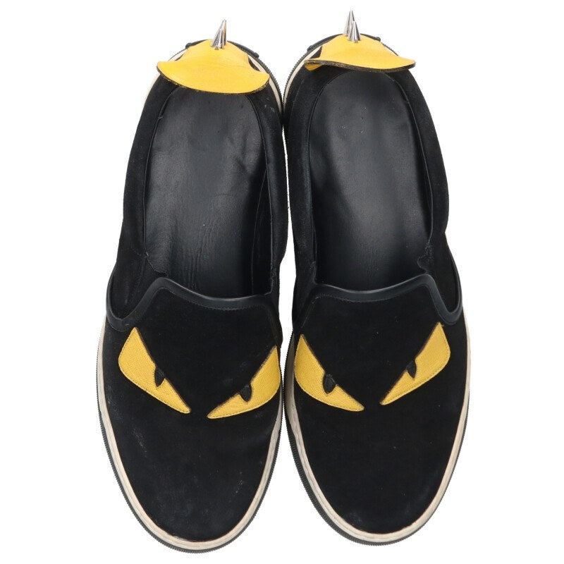 FENDI Monster Bugs Eye Slip-On Sneakers Multi Size 6