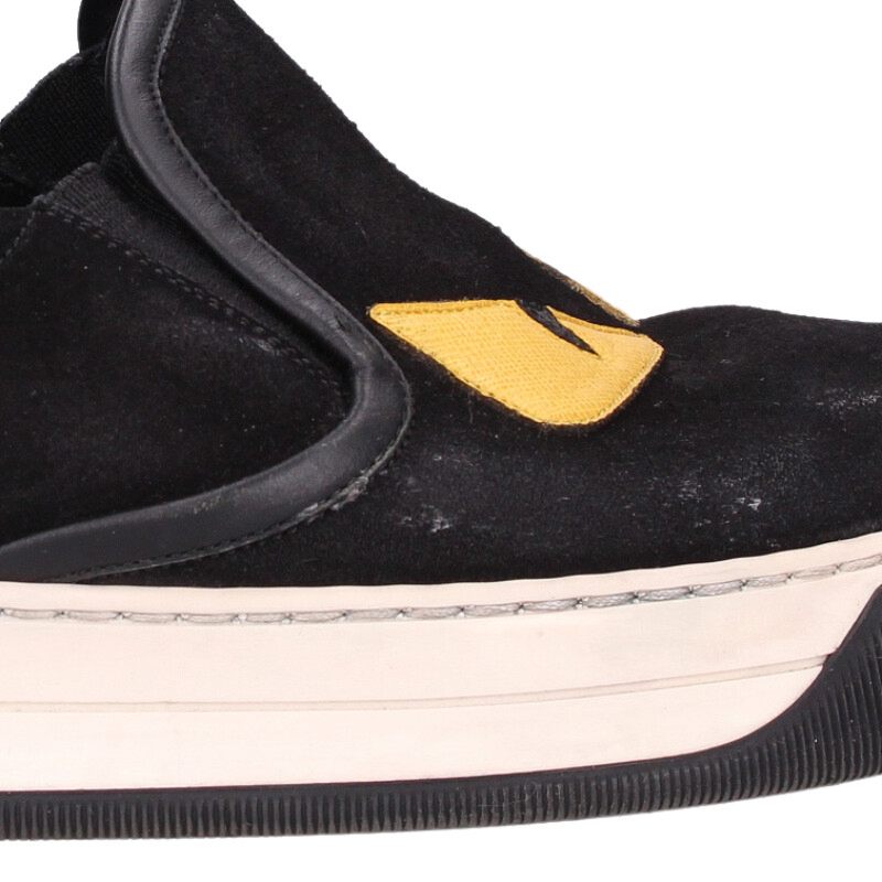 FENDI Monster Bugs Eye Slip-On Sneakers Multi Size 6