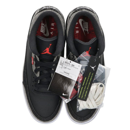 LEVI'S x Nike Air Jordan 3 Retro Black Size 10.5