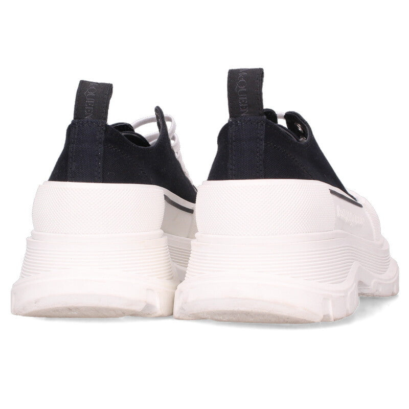 Alexander McQUEEN Canvas Low-Top Sneakers Black Size 6.5