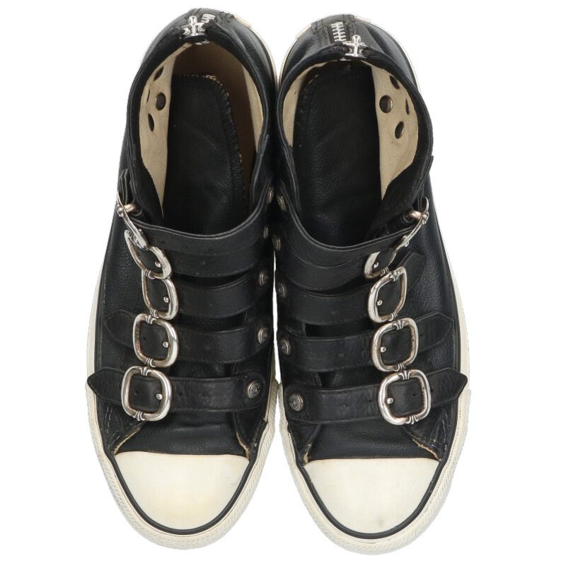 Chrome Hearts CH Converse Leather Sneakers Size 25.5cm