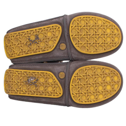 DIOR Roadie Suede Sneakers Gray Yellow Size 8.5