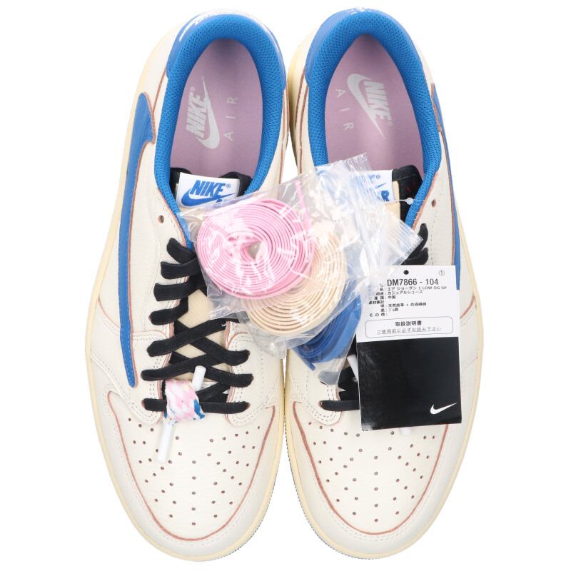 NIKE x Travis Scott Air Jordan 1 Low "Sail" Multi Size 11.5