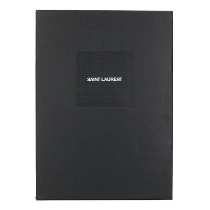 Saint Laurent Paris Wool Sneakers Black x White Size 42