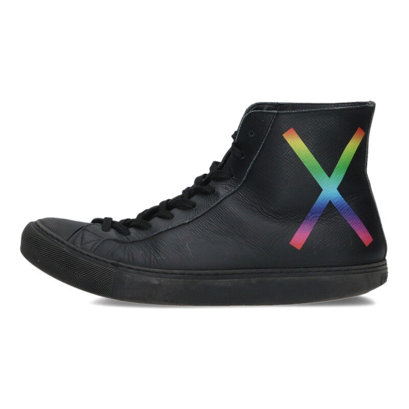 Louis Vuitton Leather Sneakers Black Size 7
