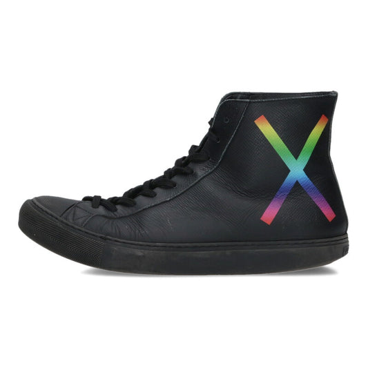 Louis Vuitton Leather Sneakers Black Size 7