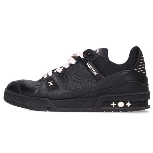 Louis Vuitton LV Leather Sneakers Black Size 9.5
