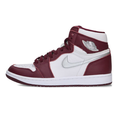 NIKE Air Jordan 1 High OG Bordeaux Purple/White Size 9