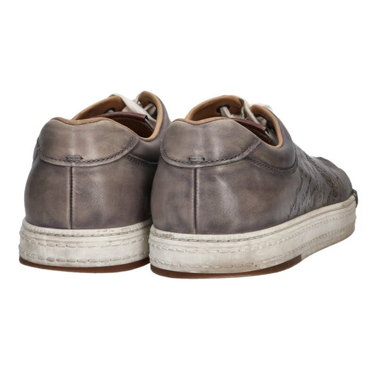 Berluti Playtime Calligraphy Leather Low-Top Gray Size 9.5