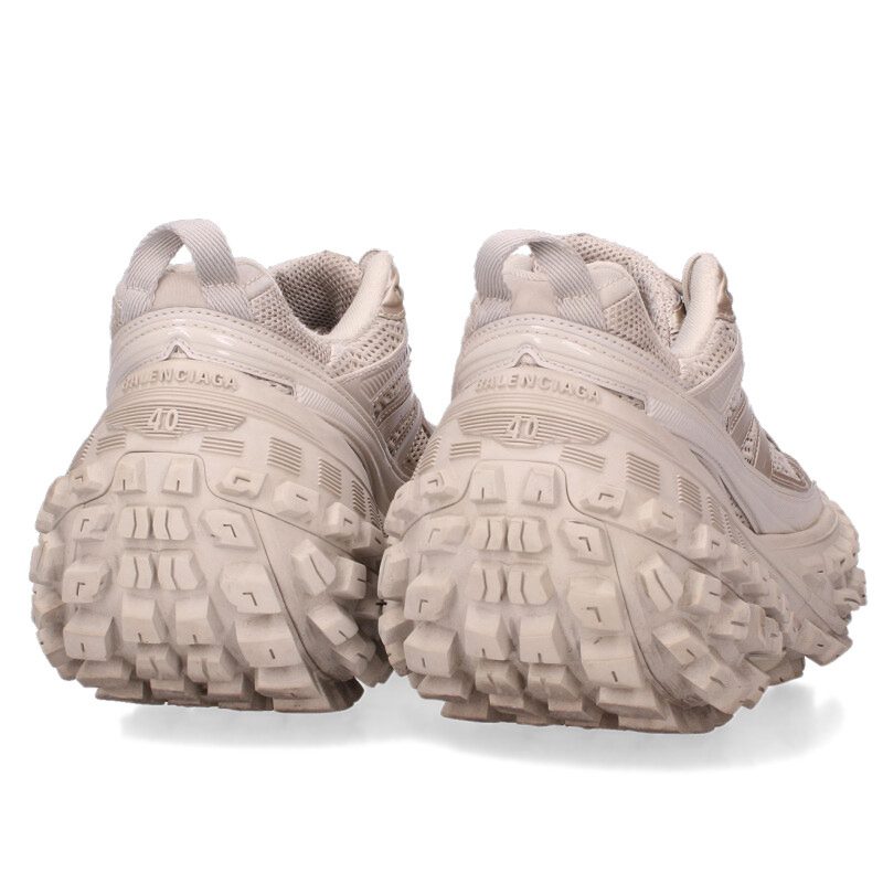 BALENCIAGA Bouncer Chunky Sole Sneakers Beige Size 6.5