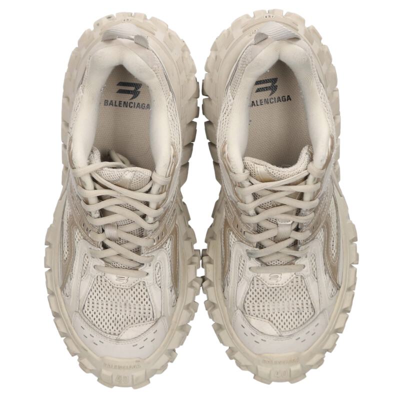BALENCIAGA Bouncer Chunky Sole Sneakers Beige Size 6.5