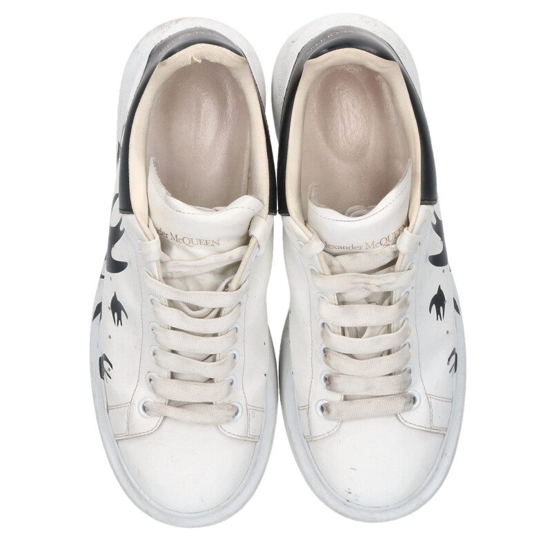 Alexander McQUEEN Oversized Leather Low-Top White Size 7.5