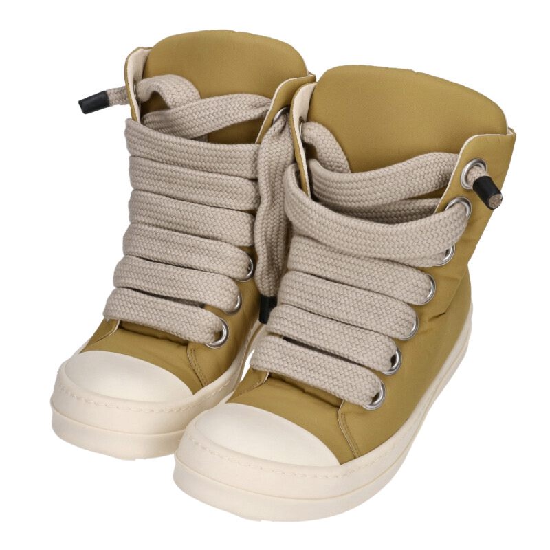 DRKSHDW JUMBO LACE PADDED SNEAKERS Green Size 38