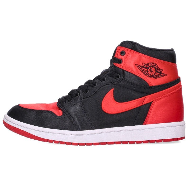 NIKE Air Jordan 1 Retro High OG Satin Bred Multi Size 9