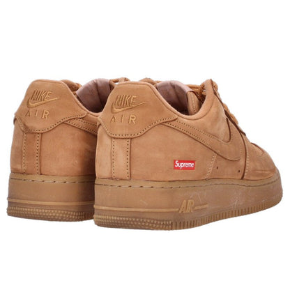 SUPREME Nike Air Force 1 Wheat Sneakers Brown Size 8.5