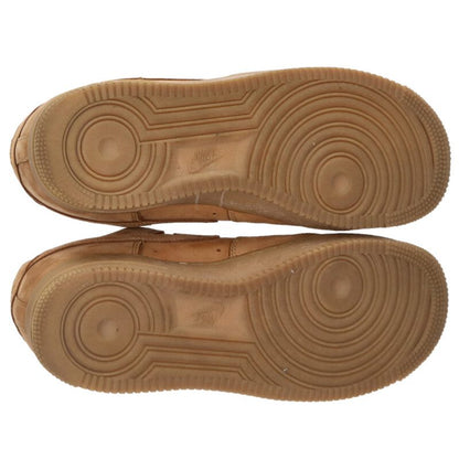 SUPREME Nike Air Force 1 Wheat Sneakers Brown Size 8.5