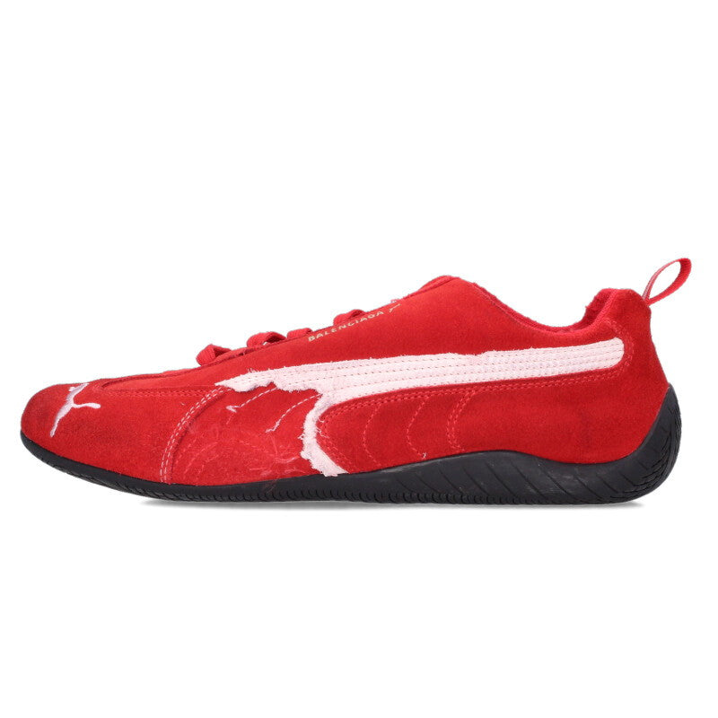 Puma x Balenciaga Distressed Sneakers Red Size 42
