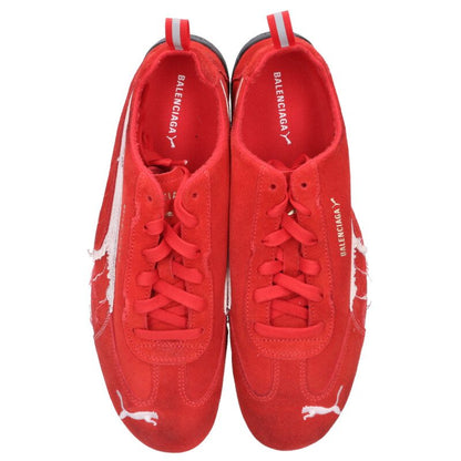 Puma x Balenciaga Distressed Sneakers Red Size 42