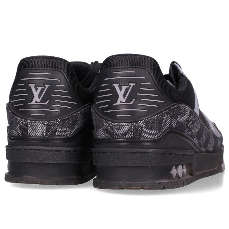 LOUISVUITTON LV Trainer Damier Denim Sneakers Multi Size 6