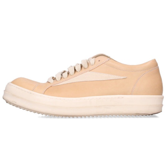 Rick Owens VINTAGE SNEAKS Beige Low-Tops Size 8.5