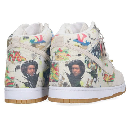 SUPREME Nike SB Dunk High Rammellzee White Size 10