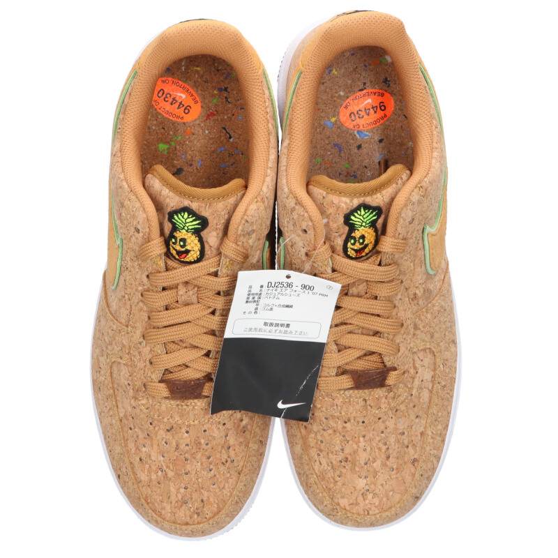 NIKE Air Force 1 Low '07 PRM Cork Brown Size 9