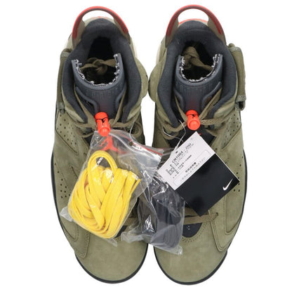 Travis Scott Air Jordan 6 Retro Medium Olive Size 9