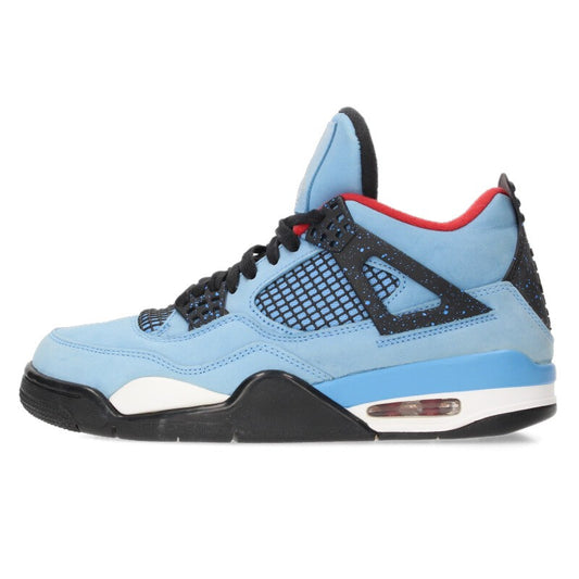 Travis Scott Air Jordan 4 Retro Cactus Jack Blue Size 8