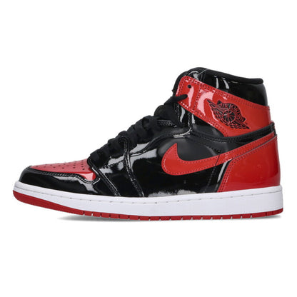 NIKE Air Jordan 1 High OG Patent Bred Black/Red Size 9.5