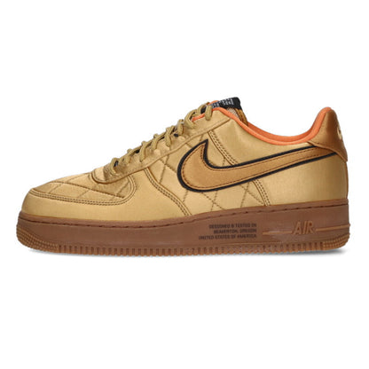NIKE Air Force 1 Low Quilted Satin Wheat Brown Size 9