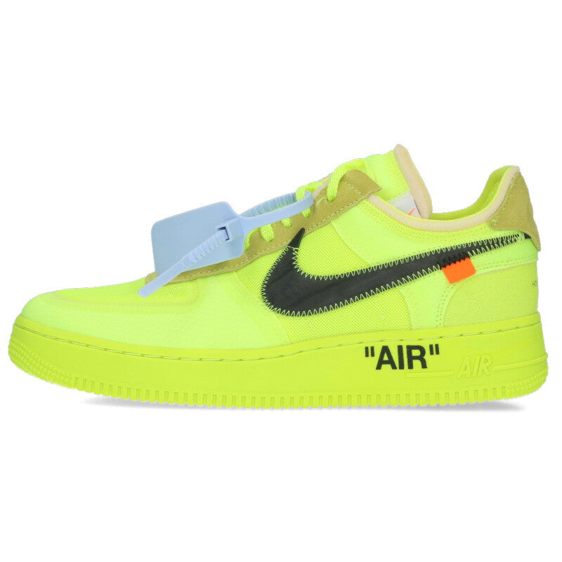 NIKE OFF-WHITE Air Force 1 Low Volt Yellow Size 9