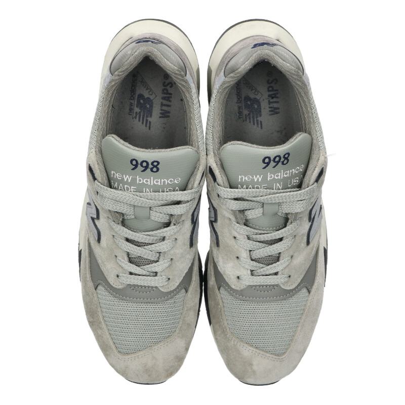 New Balance x WTAPS U998WT Gray Low-Top Sneakers Size 10.5