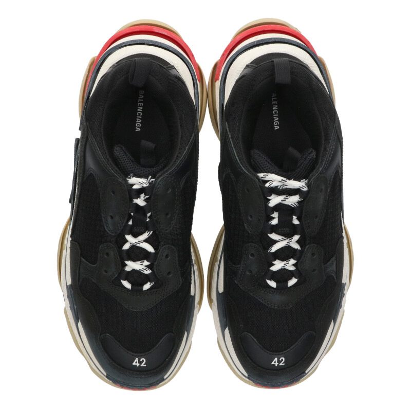 Balenciaga TRIPLE S Sneakers Black Size 42