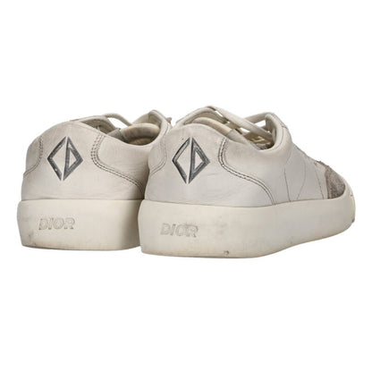 DIOR B101 Low-Cut Leather Sneakers White/Gray Size 9