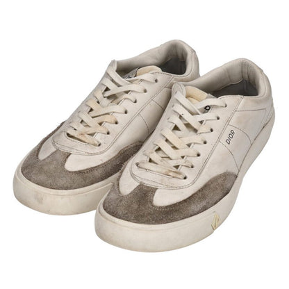 DIOR B101 Low-Cut Leather Sneakers White/Gray Size 9