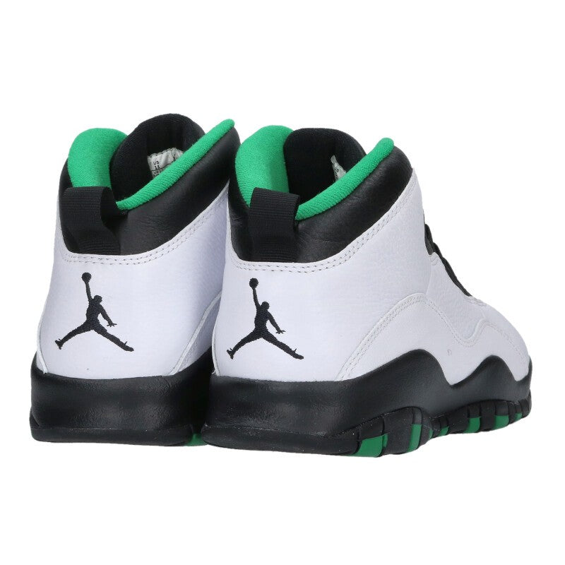 NIKE Air Jordan 10 Seattle Supersonics White/Black Size 11