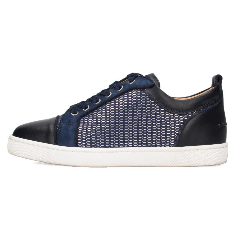 Christian Louboutin Louius Junior Orlato Flat Silver Size 6